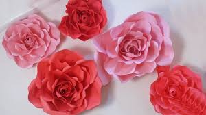 Watch the video tutorial for how to make such big paper flowers. How To Make Beautiful And Amazing Big Paper Roses Backdrop Flowers Diycrafts Youtube