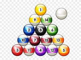 The apex ball is placed directly over the spot, and the balls should be tight against each other. Pool Balls In Rack Png Rack 8 Ball Pool Clipart 3567286 Pikpng