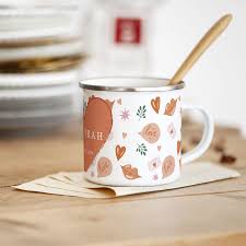 Dank des robusten und dennoch leichten materials ist dieses bedruckte emaille geschirr ihr idealer freund für einen. Emaille Becher Bedrucken Yoursurprise