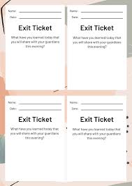 free printable exit ticket templates you can customize canva