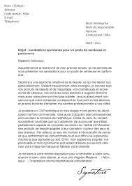 Lettre De Motivation Sephora Vendeuse Modele De Lettre