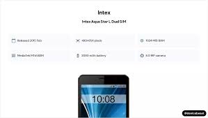 Intex Aqua Star L Dual SIM Full Device ...