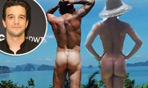 Mark Ballas and wife BC Jean flash their bare bottoms in cheeky snaps |  Daily Mail Online