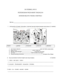 Penulisan online worksheet for tahun 2. Doc 2014 Pksr Pertengahan Tahun Bm Penulisan Tahun 2 Cg Ain Academia Edu