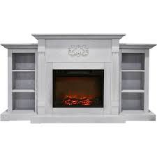 4.1 out of 5 stars with 56 ratings. Cambridge Sanoma Electric Fireplace Heater With 72 Bookshelf Mantel And Charred Log Display Walmart Com Free Standing Electric Fireplace Electric Fireplace Fireplace Heater
