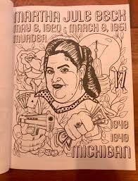 40 drawings of infamous serial killers. Per The Request Here S A Page From My Reddit Secret Santa Gift Of Female Serial Killer Coloring Book Ssdgm Myfavoritemurder