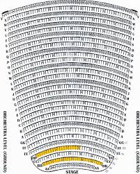 chrysler hall seating chart with seat numbers