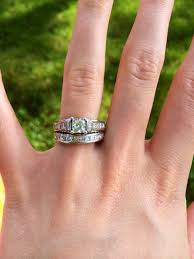 My Tolkowsky Engagement Ring And Wedding Band Tolkowsky Engagement Rings Wedding Ring Bands Wedding Bands