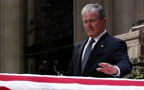 Bush, and the biographer jon meacham. George H W Bush Celebrated With Praise Humor In Dc Farewell George W Tearful The Times Of Israel