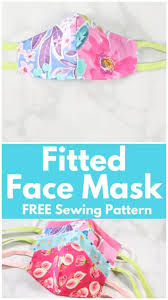 Sew A Close Fitting Fabric Mask With Bias Tape In 2020 Small Sewing Projects Sewing Projects Sewing Patterns