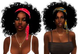 Mya Messy Curly Fro Xxblacksims In 2020 Sims Hair Sims 4 Black Hair Sims 4 Curly Hair