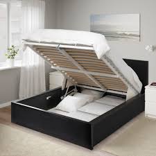 Ikea Us Furniture And Home Furnishings In 2021 Storage Bed Black Bedding Bed Storage