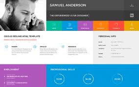 Resume / cv bootstrap 4 templates. Portfolio Templates Resumes Wrapbootstrap