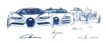 The cockpit layout of the chiron gives the pilot all the necessary information within his range of vision. Bugatti Chiron Forma E Performance Auto Design