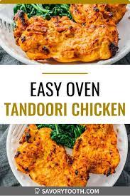 An Easy Oven Recipe For Tandoori Chicken The Chicken Is Coated With An Authentic Spice Filled M Indian Dinner Recipes Healthy Indian Recipes Tandoori Recipes