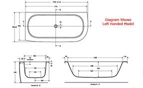American Standard Bathtub Dimensions Jpg 1024 628 Bathtub Dimensions Standard Tub Size Bathtub Sizes