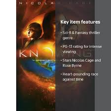 Lionsgate Home Entertainment, DVD, Knowing, Sci-Fi Thriller - Walmart.com