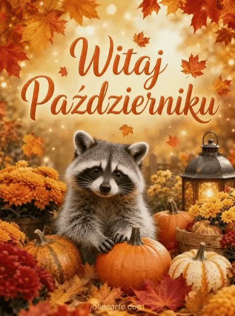 witaj październiku - Darmowy obrazek 🍂 - JolieCarte