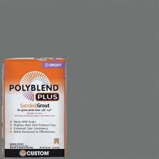 Custom Building Products Polyblend Plus 644 Shadow 25 Lb Sanded Grout Pbpg64425 The Home Depot In 2020 Sanded Grout Grout Custom