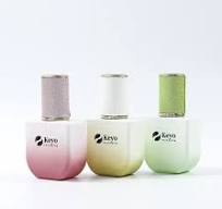 New Design Luxury Colorful 30ml Frosted Glass Rectangular Liquid Foundation  Lotion Packaging Cosmetic Serum Pump Bottle