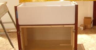 Important How To Build The Support For The Apron Sink Farmhouse Sink Installation Kitchen Sink Diy Apron Front Kitchen Sink