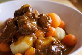 Beef Stew With Dumplings Is A Simple And Delicious Crockpot Recipe Made With Baby Carrots Slow Cooker Recipes Beef Stew Beef Stew Recipe Slow Cooker Beef Stew