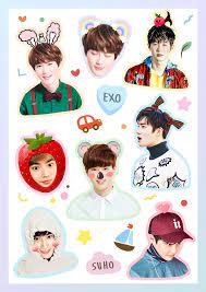 pin by sarah rodrigues on sticker suho exo kartun stiker