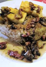 Cuisse De Pintade Au Cidre Champignons Et Polenta Au Parmesan Cuisses De Pintade Pintade Au Cidre Pintade Recette