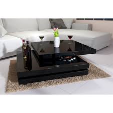 Tribesigns lift top coffee table with hidden storage compartment and shelf, modern wooden lift tabletop central table dining table for living room. Rotating Coffee Table High Gloss Layers Modern Living Room Furniture Lounge Mdf Ebay
