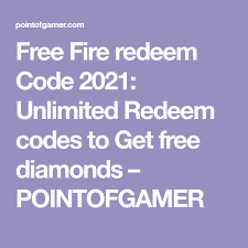 The reason for garena free fire's increasing popularity is it's compatibility with low end devices just as. Free Fire Redeem Code 2021 Unlimited Redeem Codes To Get Free Diamonds Pointofgamer How To Get Coding Redeemed