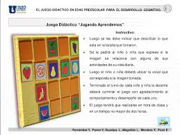 ¿quién dijo que aprender no es divertido? El Juego Didactico En Edada Preescolar Para El Desarrollo Cognitivo