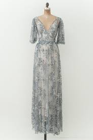 Gossamer Blue Beaded Gown Vintage Dresses Wedding Dresses Unique Gowns