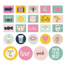 Stickers featuring millions of original designs created by independent artists. Stylish Hand Drawn Stickers And Labels For Graphic And Web Design Royalty Free Cliparts Vectors And Stock Illustration Image 67566756