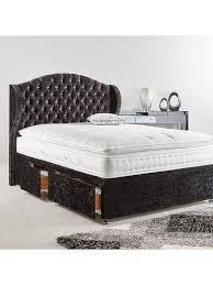 Bette 1000 Pocket Spring Pillowtop Divan With Mattress Options Includes Headboard Black Headboard Mattress Headboard
