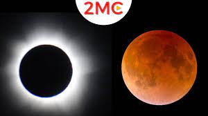 Thus earth, moon and sun all lie on a line. Solar Eclipse Vs Lunar Eclipse Youtube
