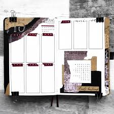 Scrapbooking Theme In Your Bullet Journal In 2020 Habit Tracker Bullet Journal Bullet Journal Month December Bullet Journal