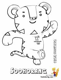 Printable winter olympics 2018 logo coloring page. Olympics Mascot Coloring Pages Free Olympic Flags Torches