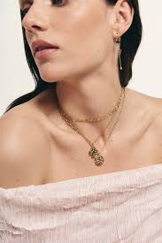 Gold Plated Luz Cross Pendant