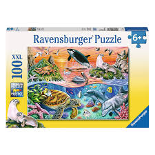 100 piece coffee table jigsaw puzzles; Ravensburger Beautiful Ocean 100pc Jigsaw Puzzle At Toys R Us