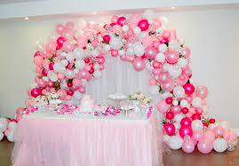 See more ideas about baby shower flowers, baby shower, hot air balloon. Baby Shower Floral Balloon Arch Pink And White Made By Flowerly Floral Balloon Arch Floral Balloons Balloons