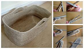 This diy rope basket might not require elaborate macrame skills but is just as crafty, just as trendy and bonus, super easy to make. Diy Crochet Rope Basket Tutorial Free Pattern Video