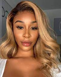 Bounce Blow Out In 2021 Honey Blonde Hair Blonde Hair Color Hair Styles