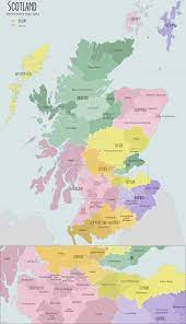 Además consta de más de 790 islas. Mapa Escocia Mapa