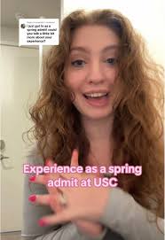 Experiencia como admitido en primavera en USC