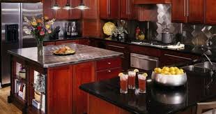 cherry cabinets kitchen