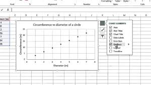 Straight Line Graph In Microsoft Excel 2013 With Slope And Intercept Evaluated Youtube