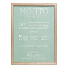 Tableau En Paulownia Imprime 30x40cm Mojito Maisons Du Monde Http Www Homelisty Com Livraison Gratuite Deco Maisons Monde Mojito Deco Mojito Maison