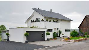 Haus Blume Fertighaus Weiss Haus Hausfassade Fertighauser