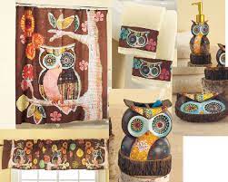 Floral owl bath accessories | owl bathroom. Owl Themed Bathroom Love Love Love Owl Bathroom Decor Kids Owl Decor Owl Bathroom Decor