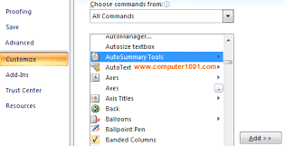 Word akan secara otomatis membuat hipertaut saat anda mengetik alamat halaman web yang ada, seperti www.microsoft.com, ke dokumen. Cara Membuat Ringkasan Dokumen Otomatis Di Word 2007 Computer 1001
